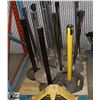 Image 1 : PALLET OF ASSORTED POLE DIVIDERS AS IS