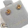 Image 2 : 33) 14K PAIR OF CITRINE(0.6CT) EARRINGS