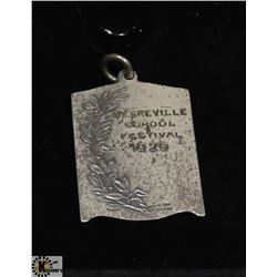 1929 VEGREVILLE SCHOOL FESTIVAL 925 STERLING