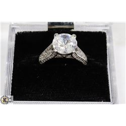 STERLING SILVER CZ RING SIZE 7