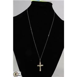 925 STERLING SILVER CRUCIFIX AND CHAIN
