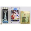 Image 1 : LOT OF 3 SPORTS CARDS AND STANLEY CUP TICKET