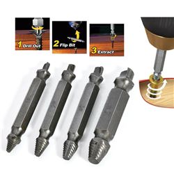 NEW 4PCS DAMAGED SCREW EXTRACTOR BIT SET