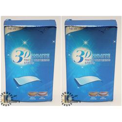 TWO PACKS OF 3D WHITENING STRIPS