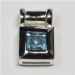 AQUAMARINE (MARCH BIRTHSTONE)  PENDANT