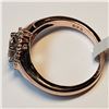 Image 3 : ROSE GOLD-PLATED STERLING SILVER  RING (~SIZE 7)