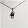 Image 1 : STERLING SILVER GLOVE PENDANT NECKLACE