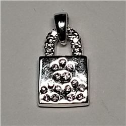 SILVER AMETHYST(FEBRUARY BIRTHSTONE) PURSE