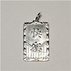 STERLING SILVER HORSE PENDANT (~WEIGHT 2.39G)