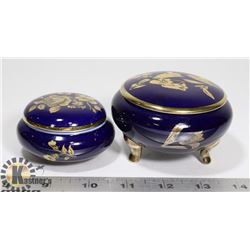 VINTAGE SET OF 2 PORZELLAN