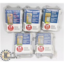 SET OF 5 NEW CARLON LAMSON