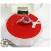 Image 1 : #189- RED RUBY RING SIZE 6