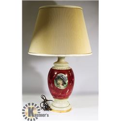 VINTAGE PORCELAIN LAMP