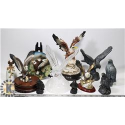 LOT OF EAGLE COLLECTIBLES.