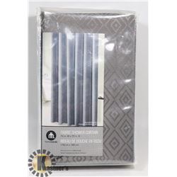 1 NEW SHOWER CURTAIN.