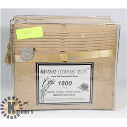 NEW BAMBOO COMFORT PLUS QUEEN SIZE SHEET SET