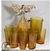 Image 1 : FLAT OF GLASSWARE AND AN ANGEL ORNAMENT