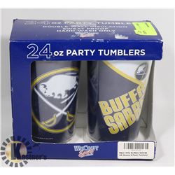 SET OF BUFFALO SABERS 24-OZ PARTY TUMBLERS
