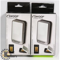LOT OF TWO SWOOP CRUMB SWEEPERS