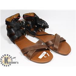 BLACK G-21 SANDALS SIZE 9