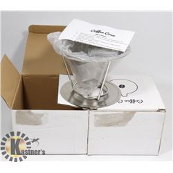 LOT OF TWO COFFEE CONES (DRIPPER AND BREWER)