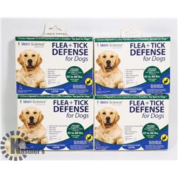 BUNDLE OF FLEA AND TICK DEFENSE FOR DOGS