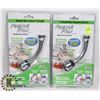 Image 1 : LOT OF TWO FAUCET FLEX: FLEXIBLE FAUCET SPRAYER