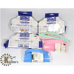 BUNDLE OF CHEESE GRADERS AND OTHER KITCHEN