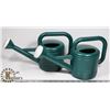 Image 1 : LOT OF TWO PLASTIC WATERING CANS