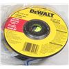Image 1 : 10 DEWALT 6" X 1/4" X 7/8" METAL GRINDING DISCS