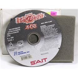 50 SAIT 5" X .045 X 7/8" CUT OFF WHEELS