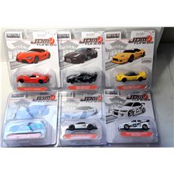 20)  LOT OF 6 FACTORY SEALED METAL DIE CAST