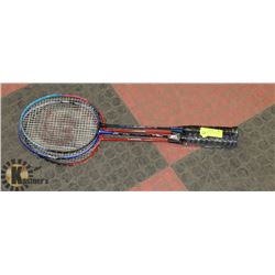 LOT OF 4 BADMINTON RACKETS