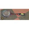 Image 1 : LOT OF 4 BADMINTON RACKETS