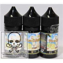 3 BOTTLES OF PINA COLADA 3MG NICOTINE X 30ML PER