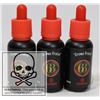 Image 1 : 3 BOTTLES OF CREME FRAISE 0MG NICOTINE PER 30 ML