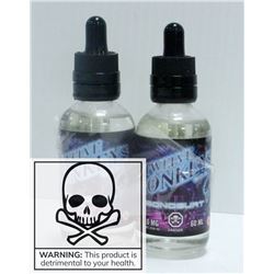 2 BOTTLES OF GRAHAM SLAM GOLDEN SLAM, 3MG NICOTINE