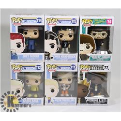 LOT OF 6 MUSIC THEME FUNKO POPS