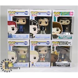 LOT OF 6 MUSIC THEME FUNKO POPS