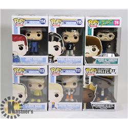 LOT OF 6 MUSIC THEME FUNKO POPS