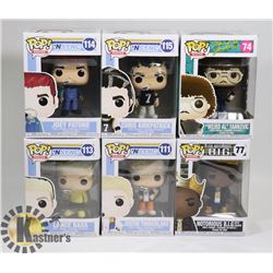 LOT OF 6 MUSIC THEME FUNKO POPS