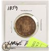 Image 1 : CANADIAN 1859 LARGE PENNY.  THERE ARE OVER 200