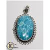 Image 1 : #114- LARIMAR PENDANT GEMSTONE