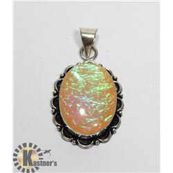 #107- AUSTRALIAN TRIPLE OPAL PENDANT