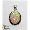 Image 1 : #107- AUSTRALIAN TRIPLE OPAL PENDANT