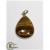 Image 1 : #138- NATURAL TIGER EYE PENDANT