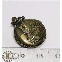 TRAIN POCKET WATCH