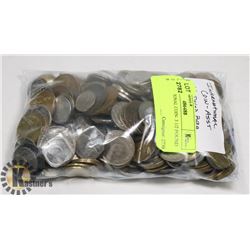 INTERNATIONAL COIN- 3 1/2 POUND BAG LOT