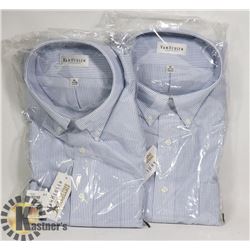 LOT OF TWO MENS SIZE XL VAN HEUSEN DRESS SHIRTS