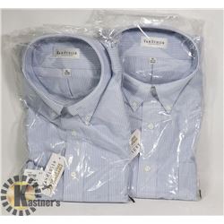 LOT OF TWO MENS SIZE XL VAN HEUSEN DRESS SHIRTS
